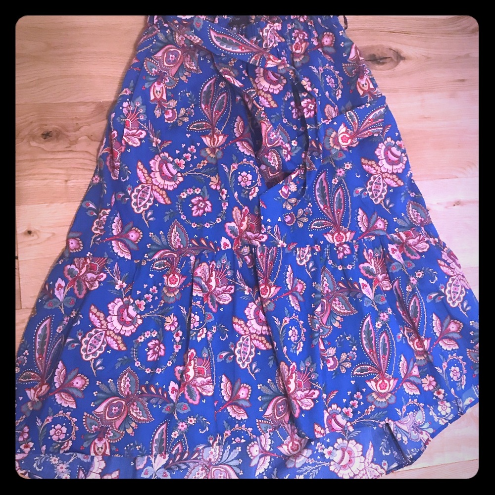 Jcrew High Low midi skirt